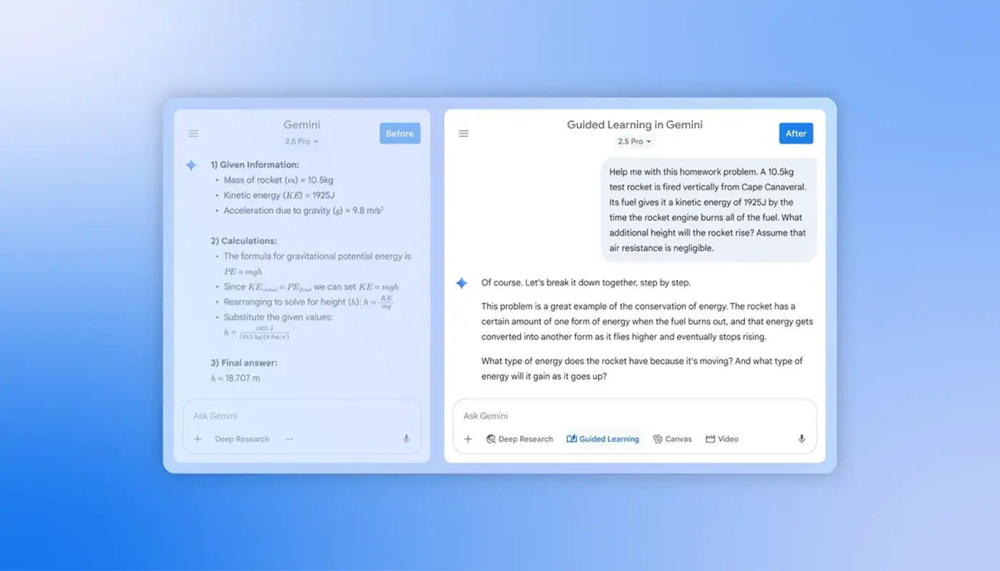 Google Gemini's Guided Learning: A Personalised Approach to Education