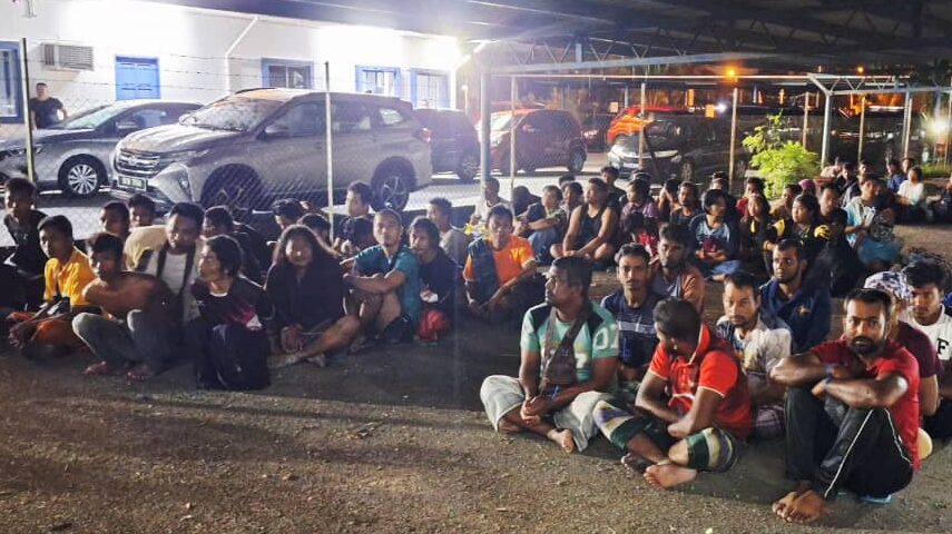 Integrated ‘Op Sekat’ in Kuching Arrests 78 Undocumented Migrants and Local Man