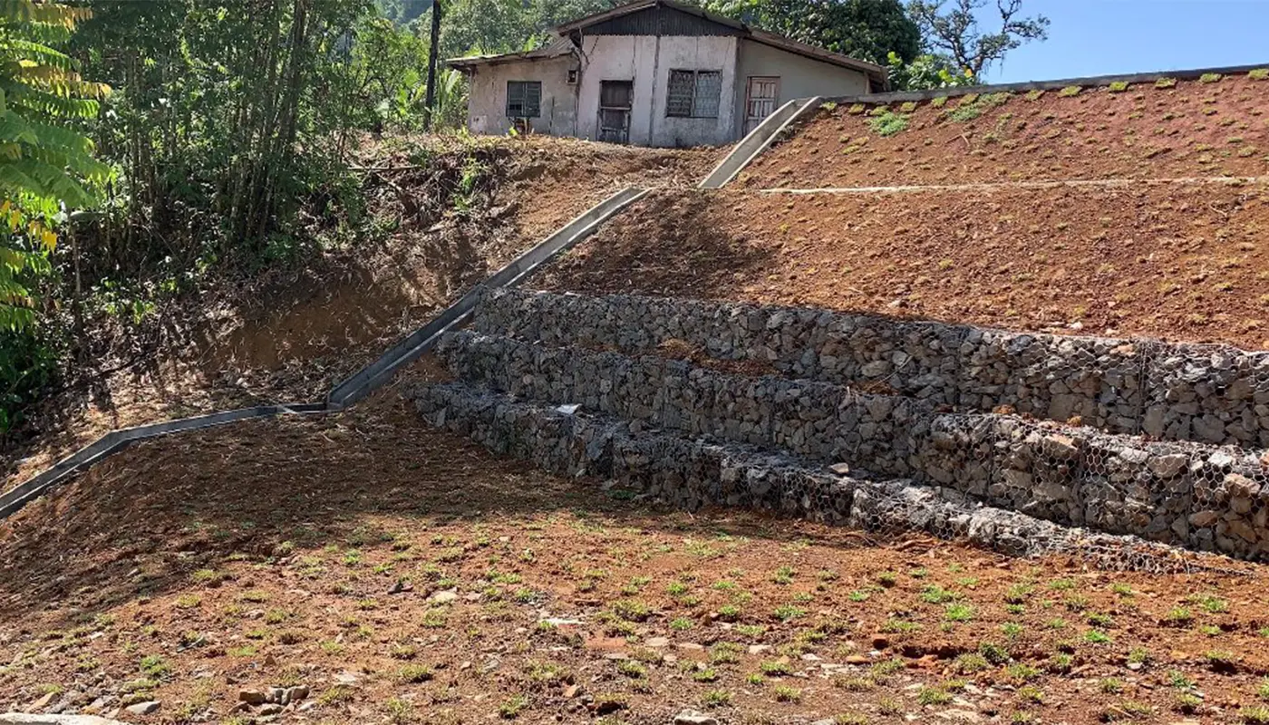 Kampung Duras Retaining Wall Completed, Boosting Resident Safety