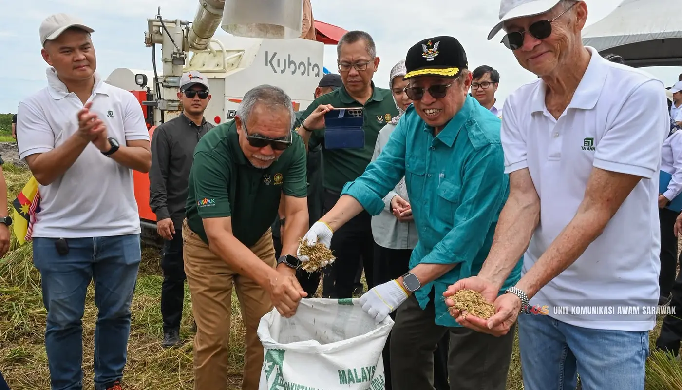 Kuala Rajang Land Lease Model Boosts Paddy Production and Local Economy