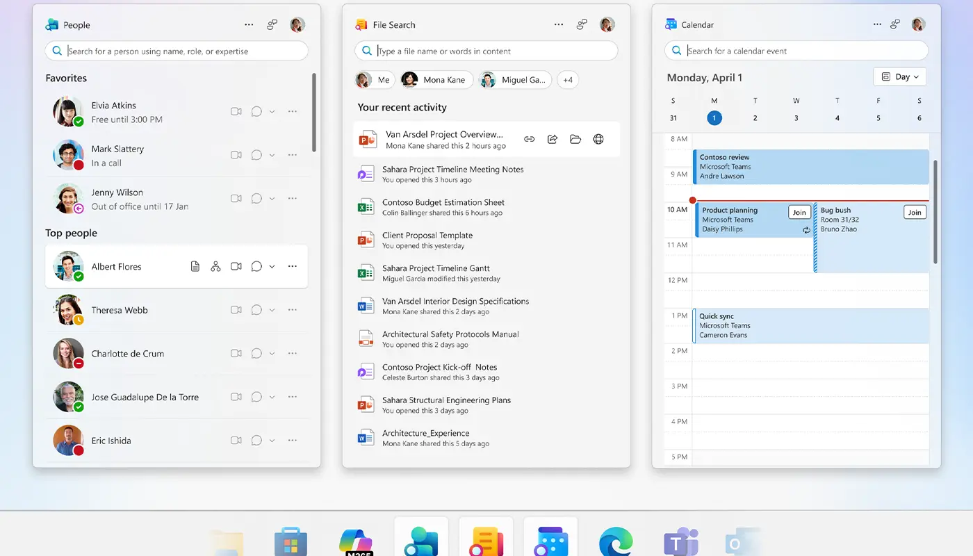 Microsoft Introduces Lightweight Office Taskbar Apps for Windows 11 Users