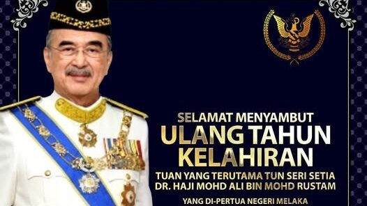 Sarawak Governor Extends Birthday Congratulations to Melaka Governor