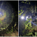 Three Injured After 4WD Plunges Into Ravine at Jalan Long Loyang