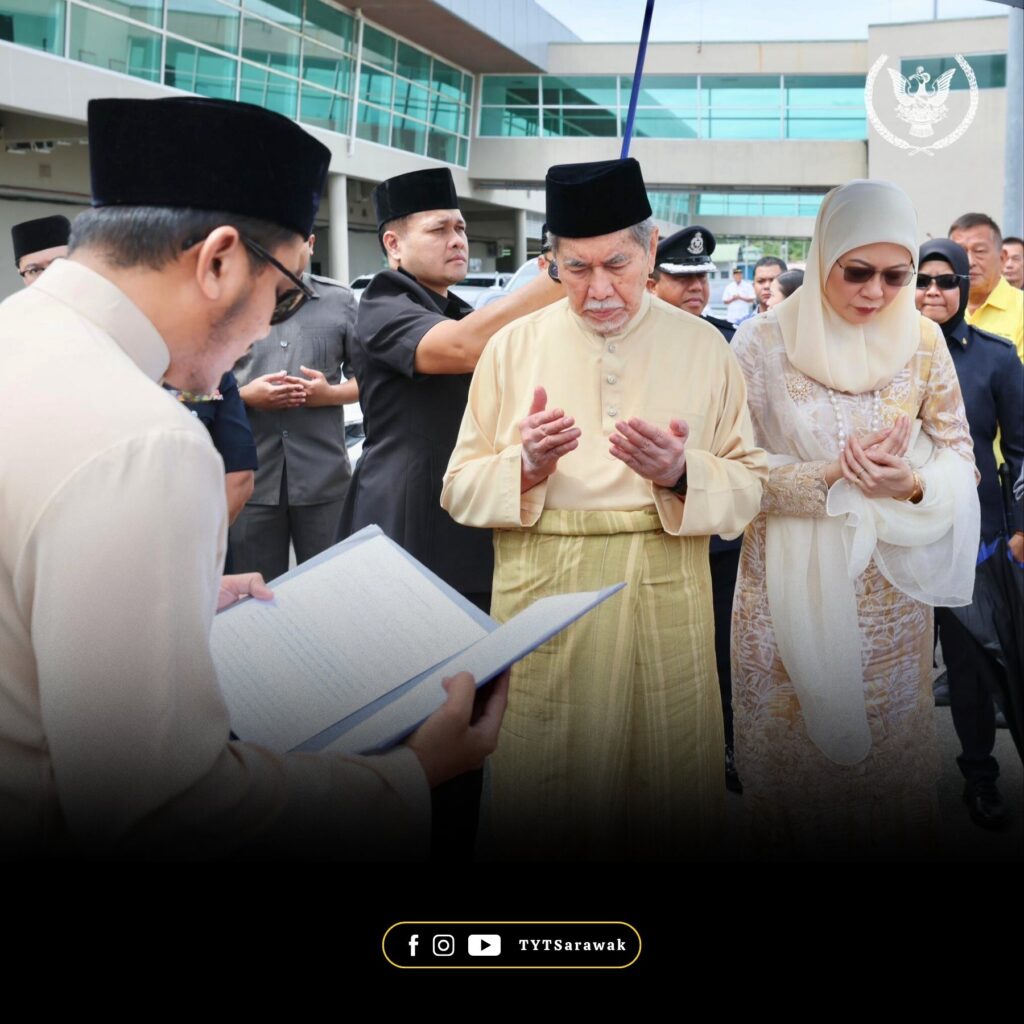 Yang di-Pertua Negeri Sarawak Begins Official Visit to Bintulu Division