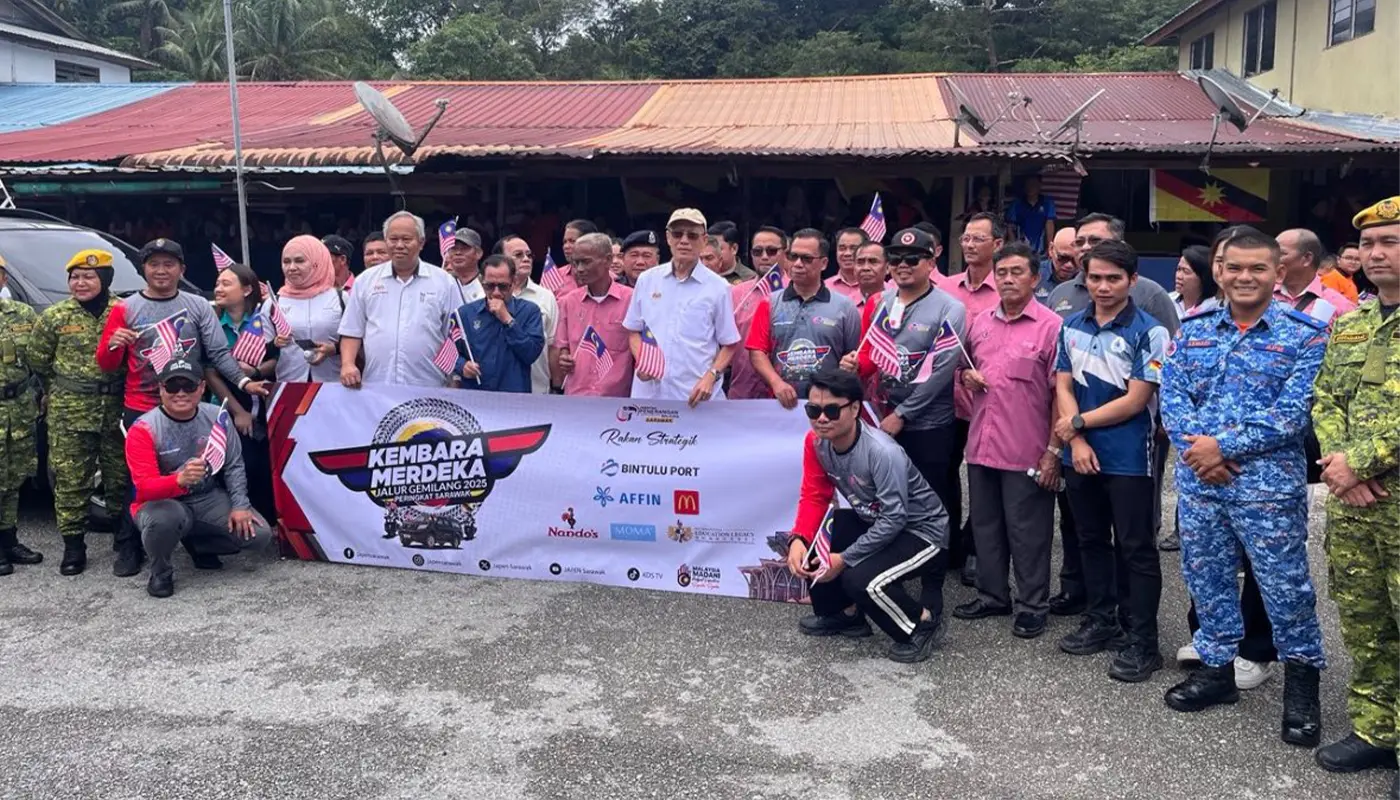 KMJG 2025 Convoy Ignites Patriotism in Serian with Vibrant Celebration