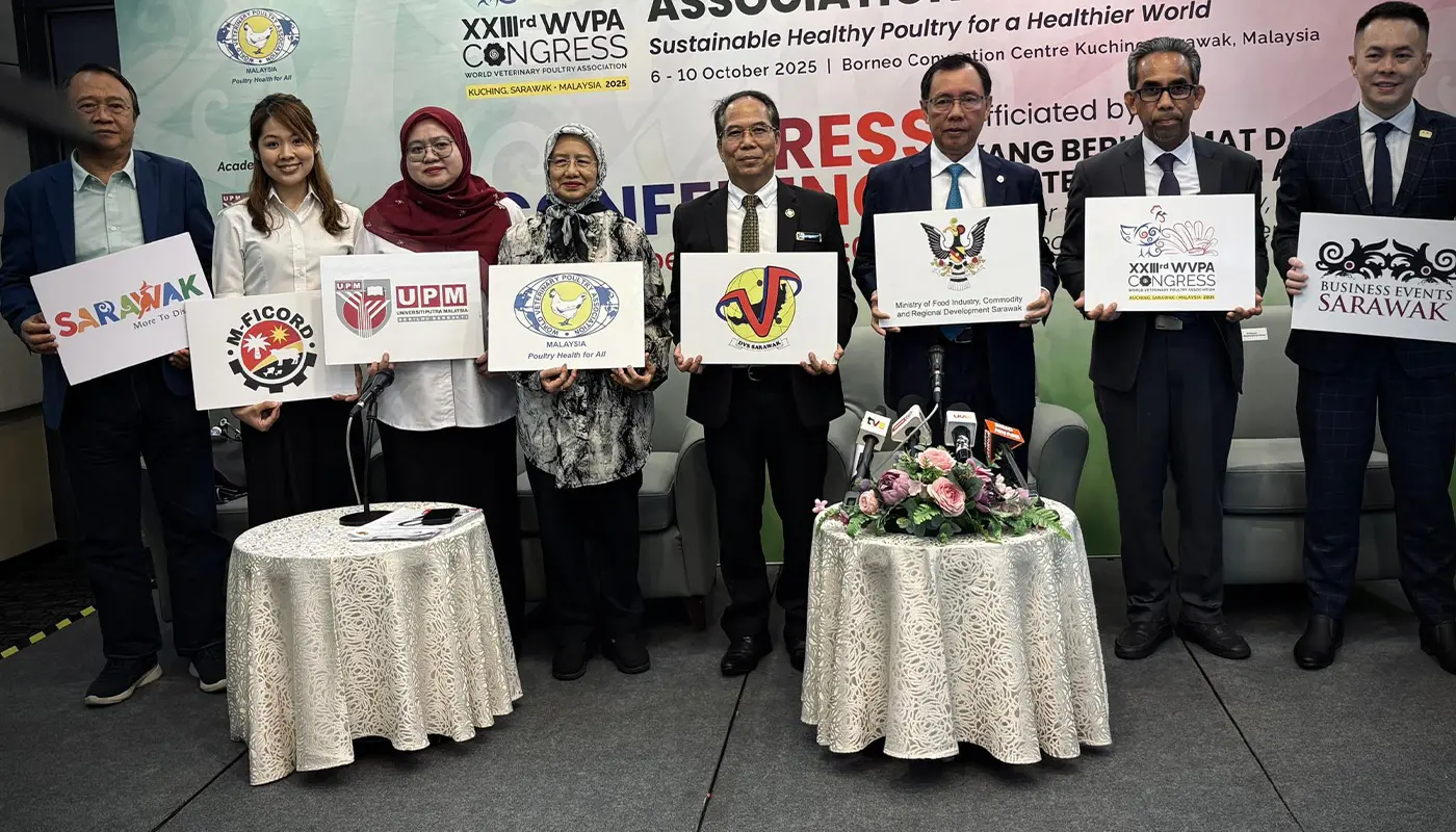 Kuching Named Host for 23rd WVPAC, Welcoming Global Poultry Experts