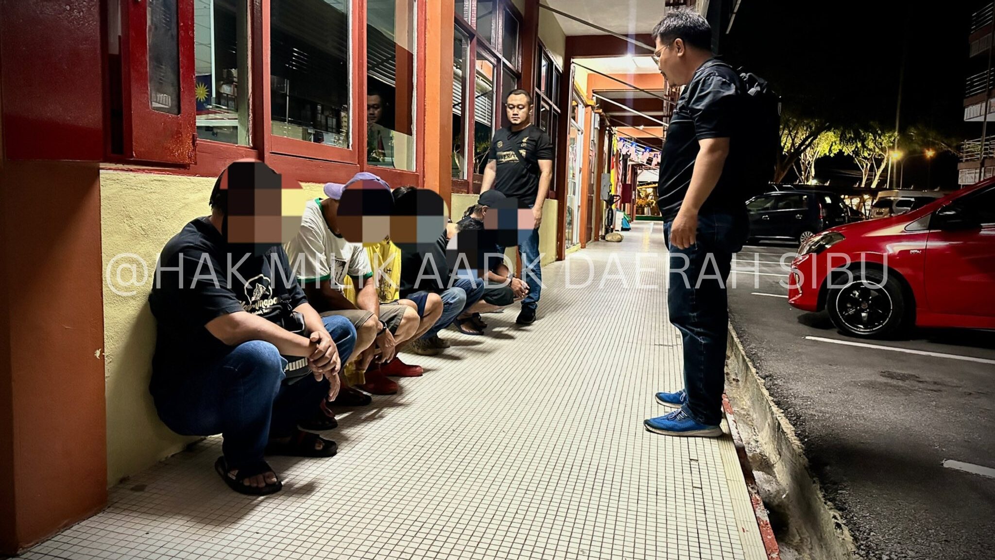 Seven Men Arrested in AADK Sibu Anti-Drug Operation