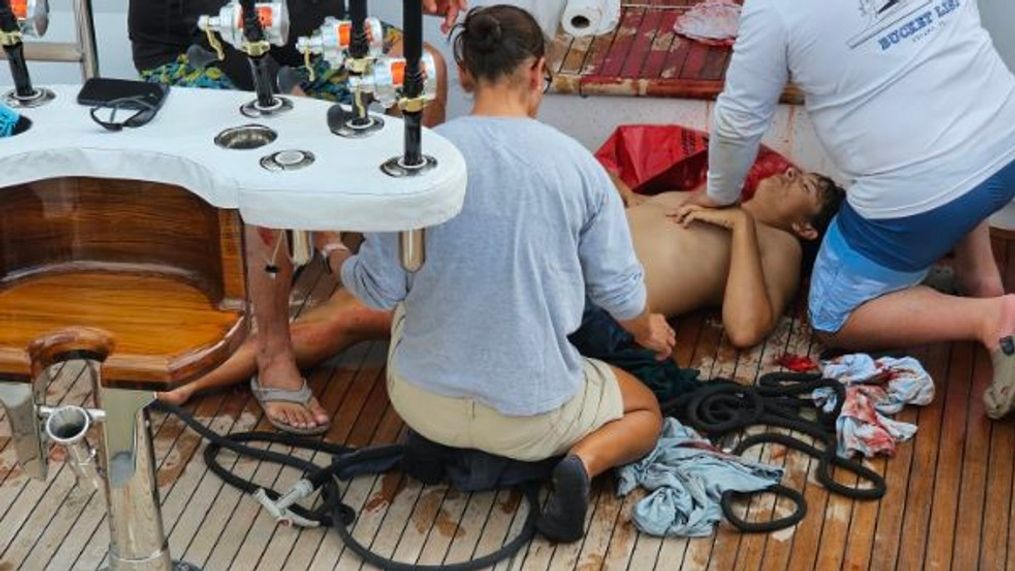 Florida Man Survives Shark Attack in Bahamas Waters 1 Florida Man Survives Shark Attack in Bahamas Waters