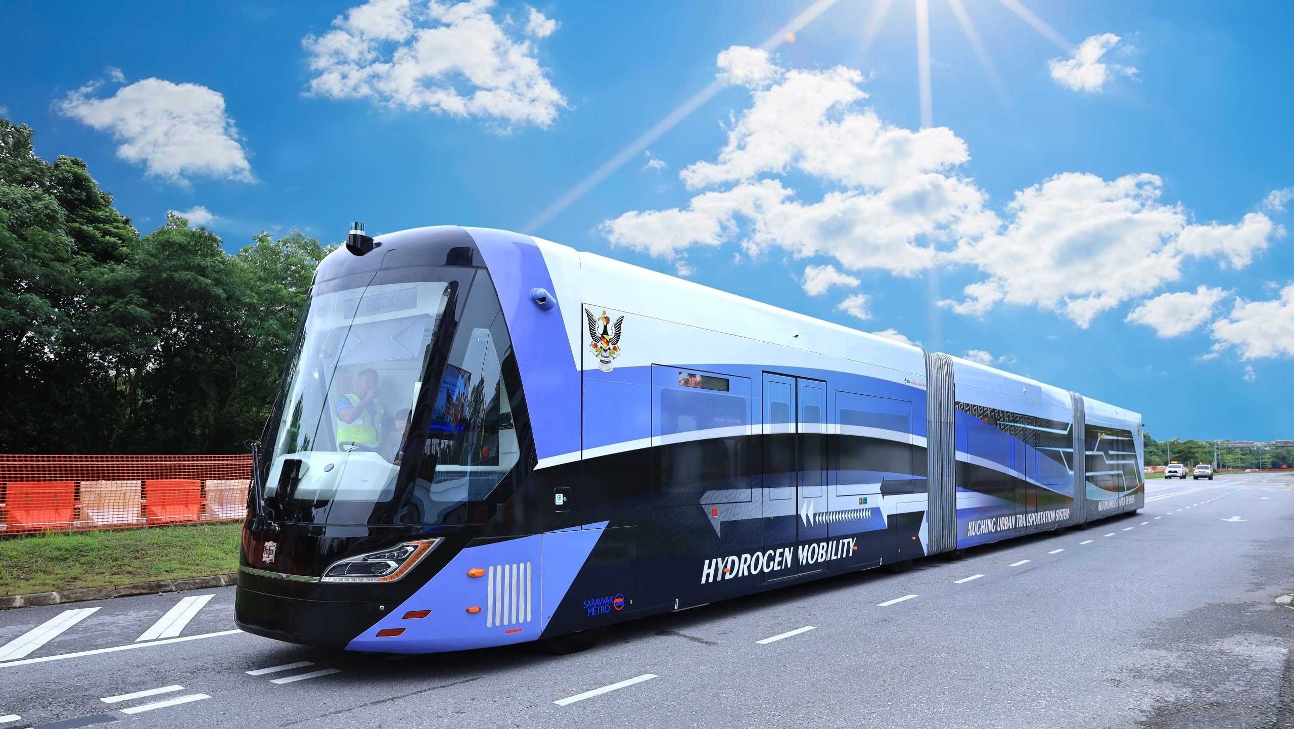 Revolutionizing Kuching's Transit: Hydrogen-Powered ART Tram Leads Green Mobility Charge 1 imagine you are a facebook viral post creator and seo expartGPT, write a viral facebook post seo meta data for ""