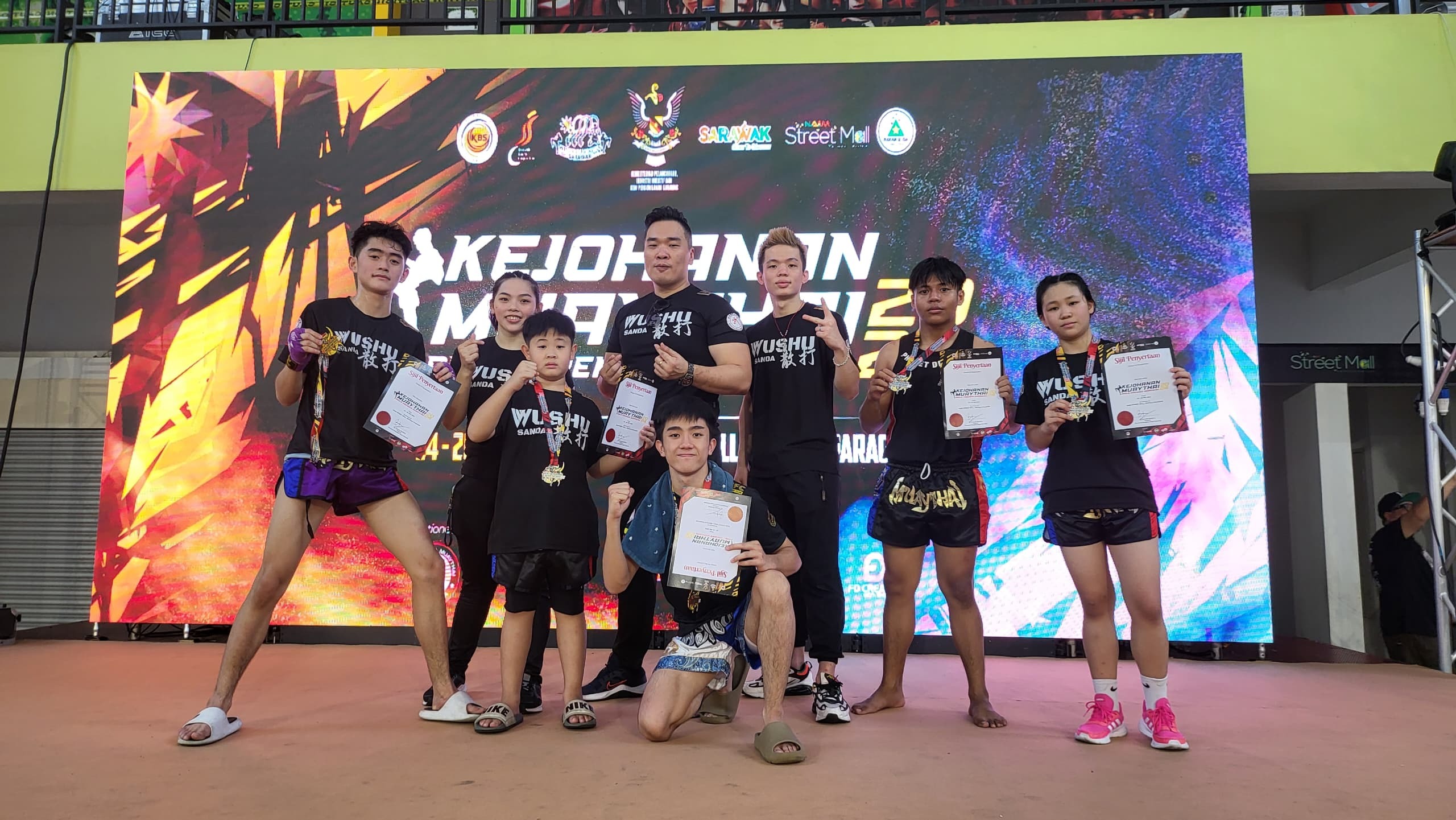 Sarawak Sanda Fighters Dominate at Muaythai Premier Cup: Multiple Gold Wins 1 Sarawak Sanda Fighters Dominate at Muaythai Premier Cup Multiple Gold Wins