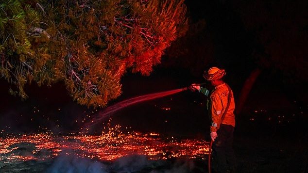 California Wildfire Crisis: Wind-Driven Blaze Scorches 11,000 Acres, Forces Evacuations, and Injures Firefighters 1 California Wildfire Crisis Wind-Driven Blaze Scorches 11,000 Acres, Forces Evacuations, and Injures Firefighters
