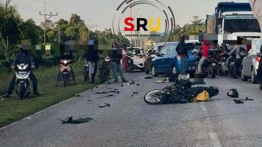 Two Men Injured in Motorcycle Collision in Kota Samarahan 1 Two Men Injured in Motorcycle Collision in Kota Samarahan