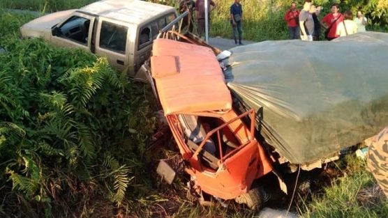 Lorry Driver Injured and Trapped After Collision with 4WD Near Siniawan Dramatic Rescue by Firefighters