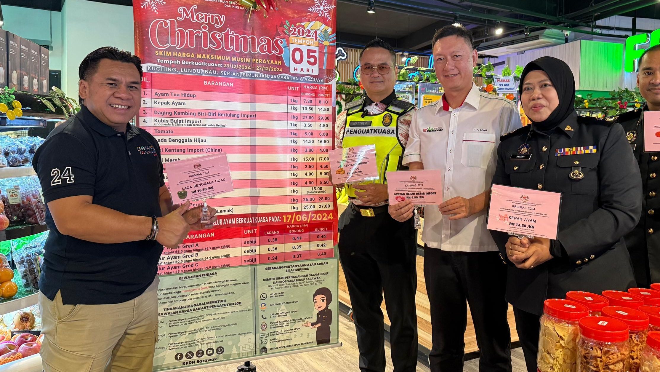 Sarawak Enforces 5-Day Festive Price Control for Christmas 2024 1 Sarawak Enforces 5-Day Festive Price Control for Christmas 2024