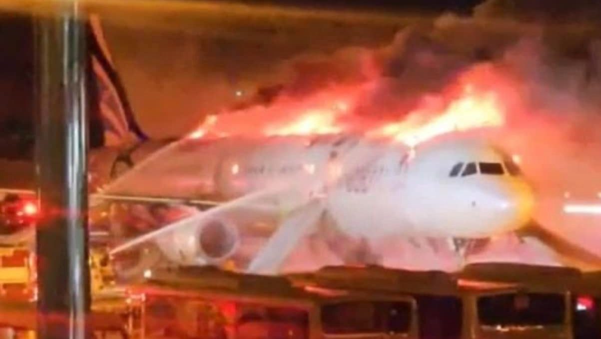 Air Busan Flight Catches Fire Before Takeoff at Busan Airport, 176 Safe
