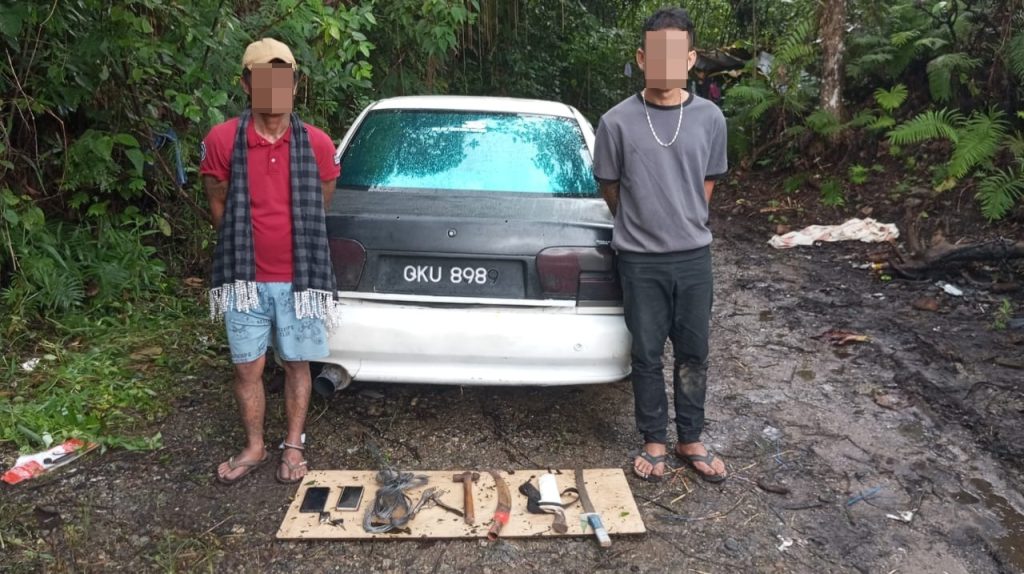 Bau Police Capture Two Men After High-Stakes Cable Theft Chase 2 Bau Police Capture Two Men After High-Stakes Cable Theft Chase