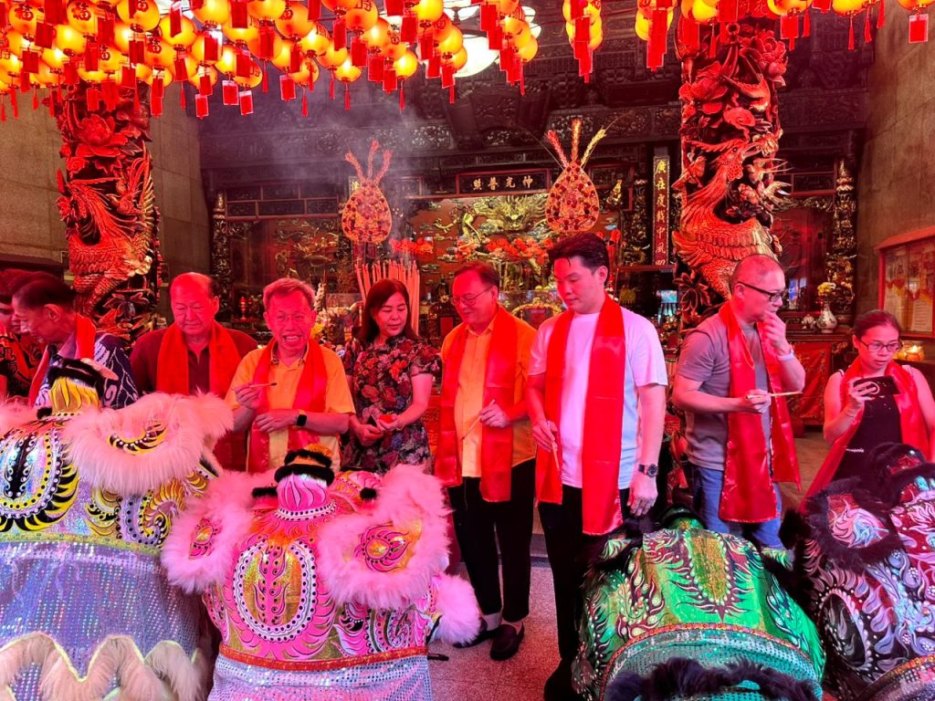 Kuching Lion Dance Team’s Eye-Opening Ceremony Welcomes Year of the Snake