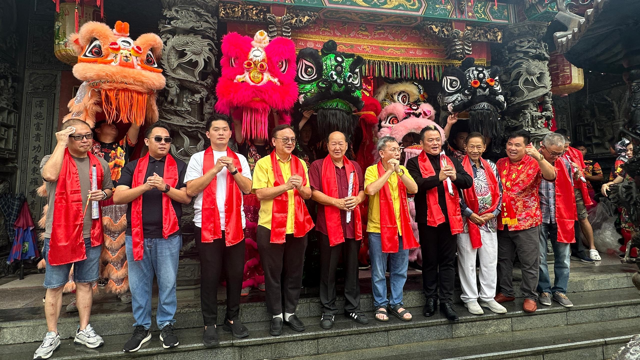 Kuching Lion Dance Team’s Eye-Opening Ceremony Welcomes Year of the Snake