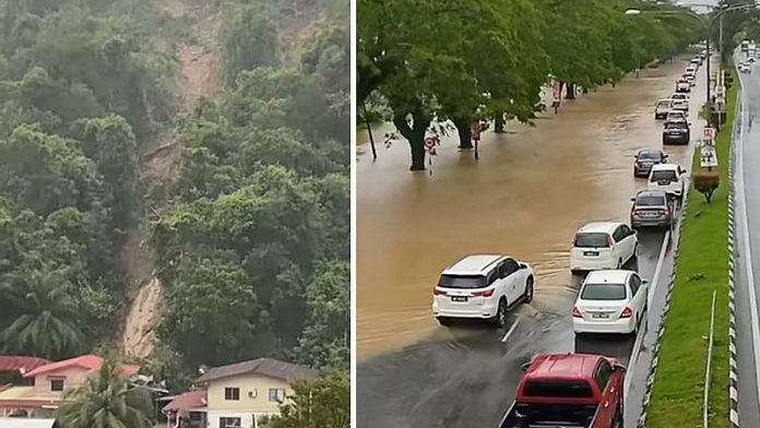 Miri Hit by Landslides and Flash Floods After Heavy Rainfall 1 Miri Hit by Landslides and Flash Floods After Heavy Rainfall