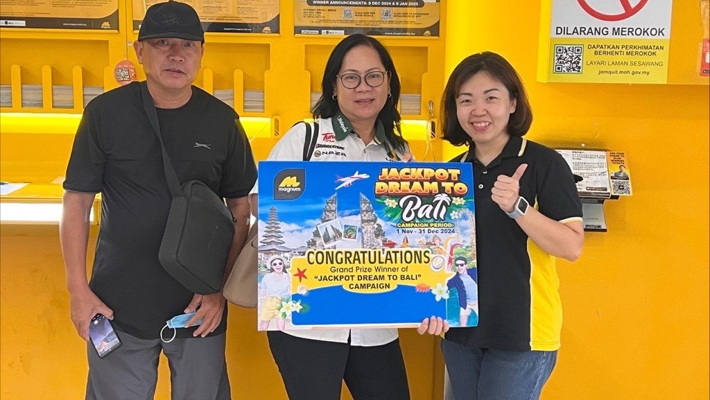 Sarawak Duo Win Dream Getaway in Magnum 4D’s ‘Jackpot Dream to Bali’