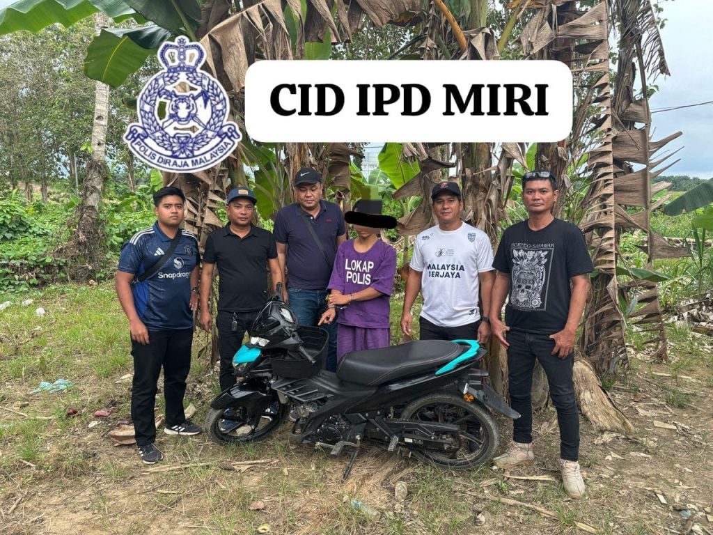 Local Man Arrested, Stolen Motorcycle Recovered in Bekenu Palm Plantation 2 Local Man Arrested, Stolen Motorcycle Recovered in Bekenu Palm Plantation