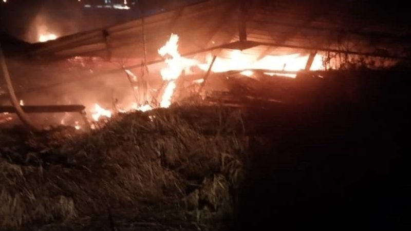 Old Timber Storage Store in Sibu Razed by Fire, No Casualties Reported 1 Old Timber Storage Store in Sibu Razed by Fire, No Casualties Reported