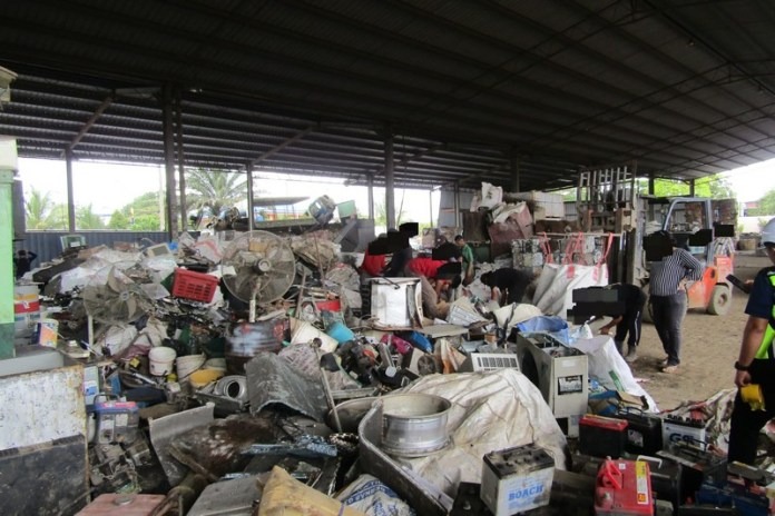 Ops Hazard Over 175 Metric Tons of E-Waste Seized in Sarawak