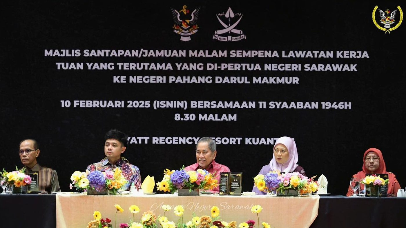 Sarawak Chief Strengthens Ties with Pahang During Official Visit Dinner 1 Sarawak Chief Strengthens Ties with Pahang During Official Visit Dinner