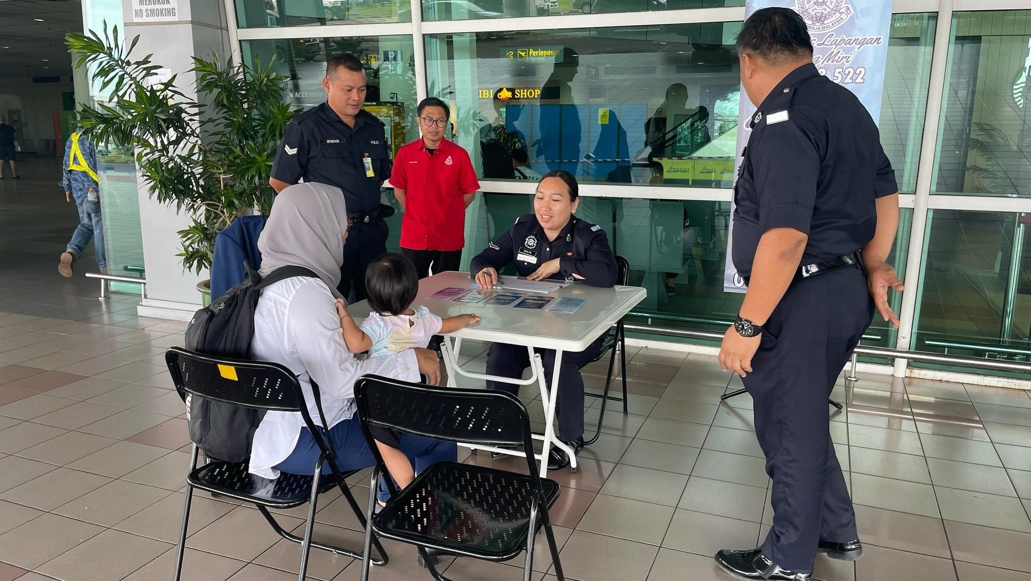 Talk To Us Program at Miri Airport Strengthens Community Safety