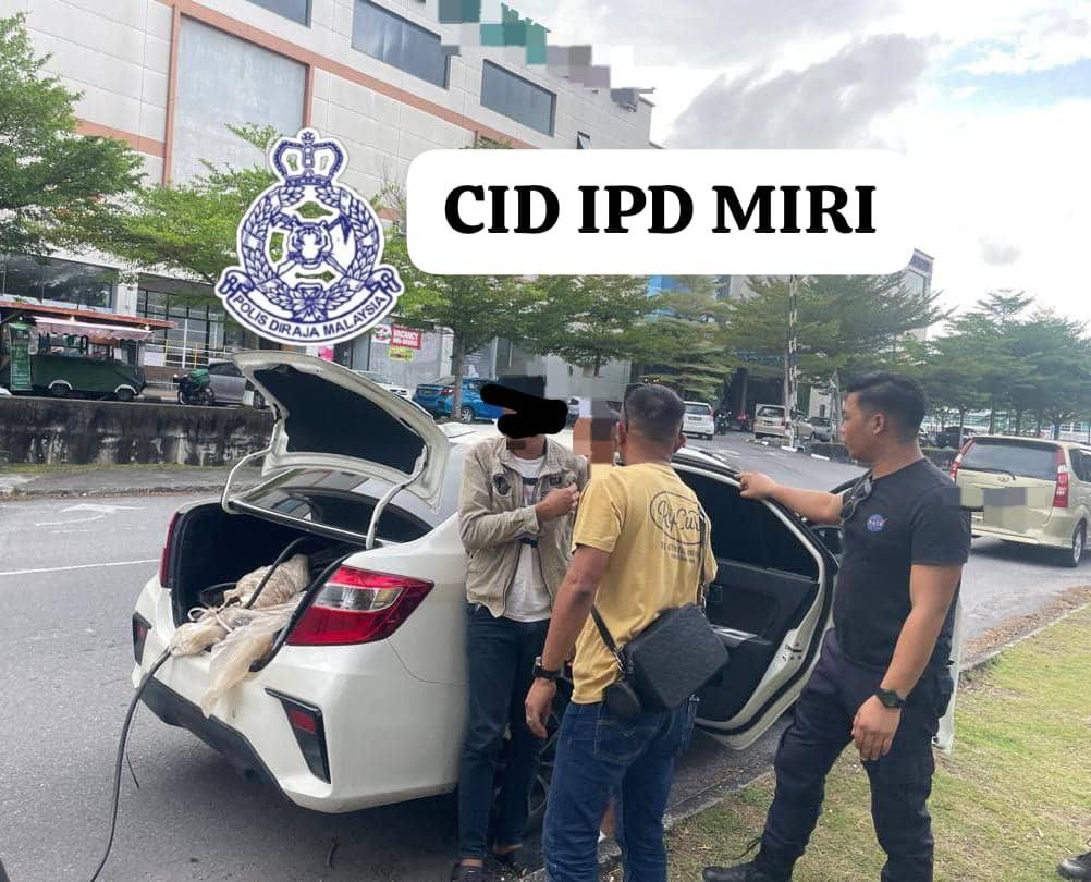 Two Men Arrested in Miri for Suspected Cable Theft in Mega-Lush Ops 2 Two Men Arrested in Miri for Suspected Cable Theft in Mega-Lush Ops
