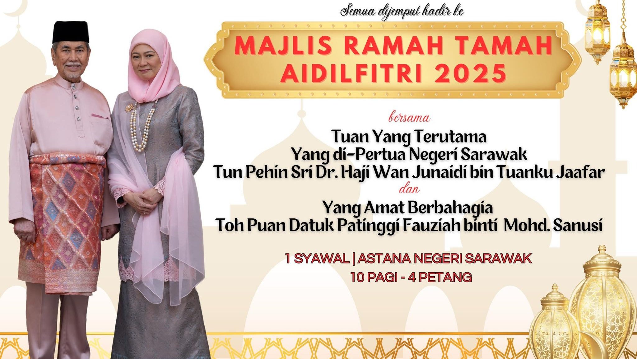 Astana Negeri Sarawak 2025 Aidilfitri Reception: A Grand Celebration of Syawal 1 Astana Negeri Sarawak 2025 Aidilfitri Reception A Grand Celebration of Syawal
