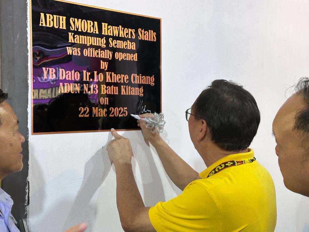 Kampung Semeba Hawker Centre Officially Opens, Bringing Business Opportunities