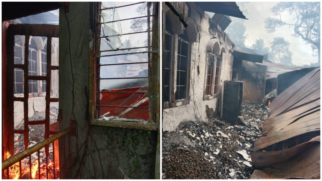 Sibu House Fire Missing Fire Hydrant and Rocky Road Delay Firefighters