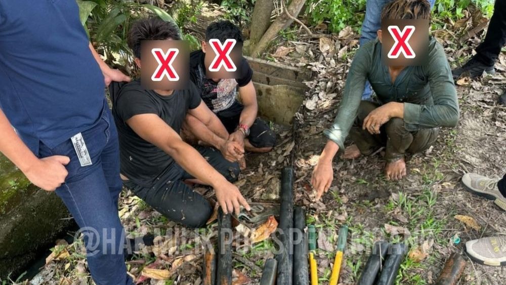 Three Men Caught in Penampang Cable Theft, Tested Positive for Drugs