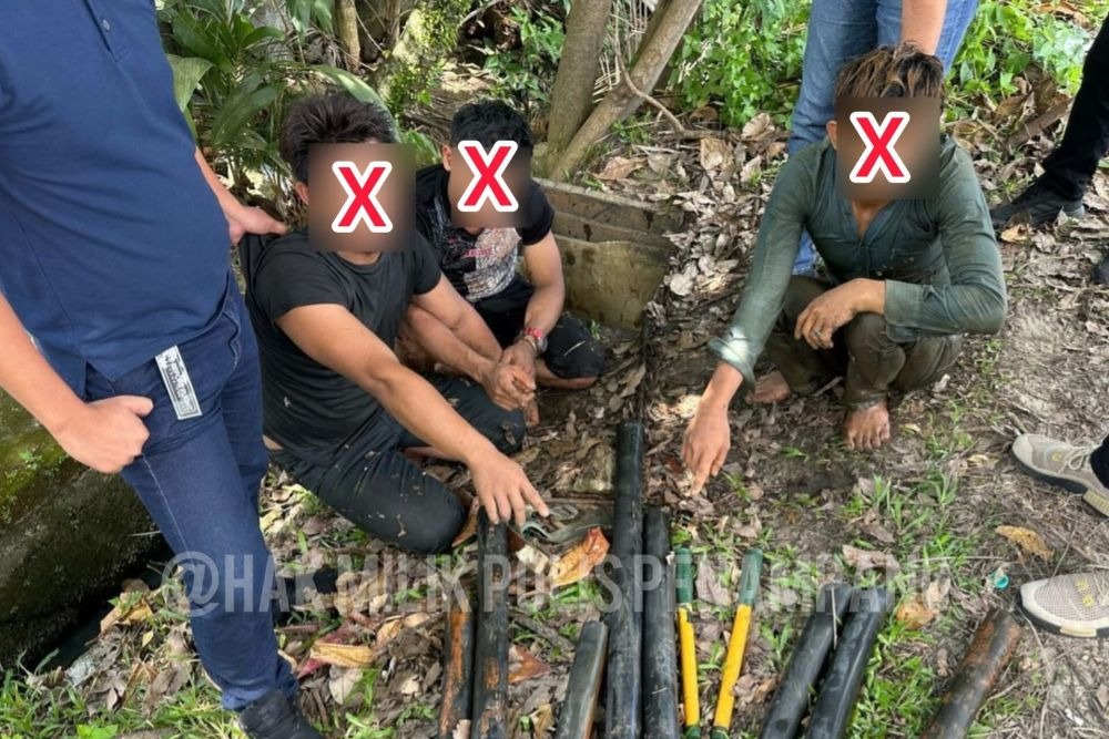 Three Men Caught in Penampang Cable Theft, Tested Positive for Drugs 2 Three Men Caught in Penampang Cable Theft, Tested Positive for Drugs