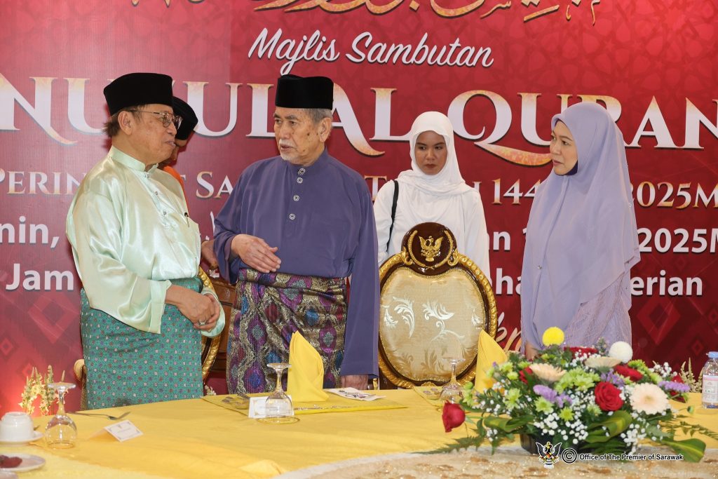 YAB Premier Sarawak Leads Sarawak-Level Nuzul Al-Quran Ceremony 2025