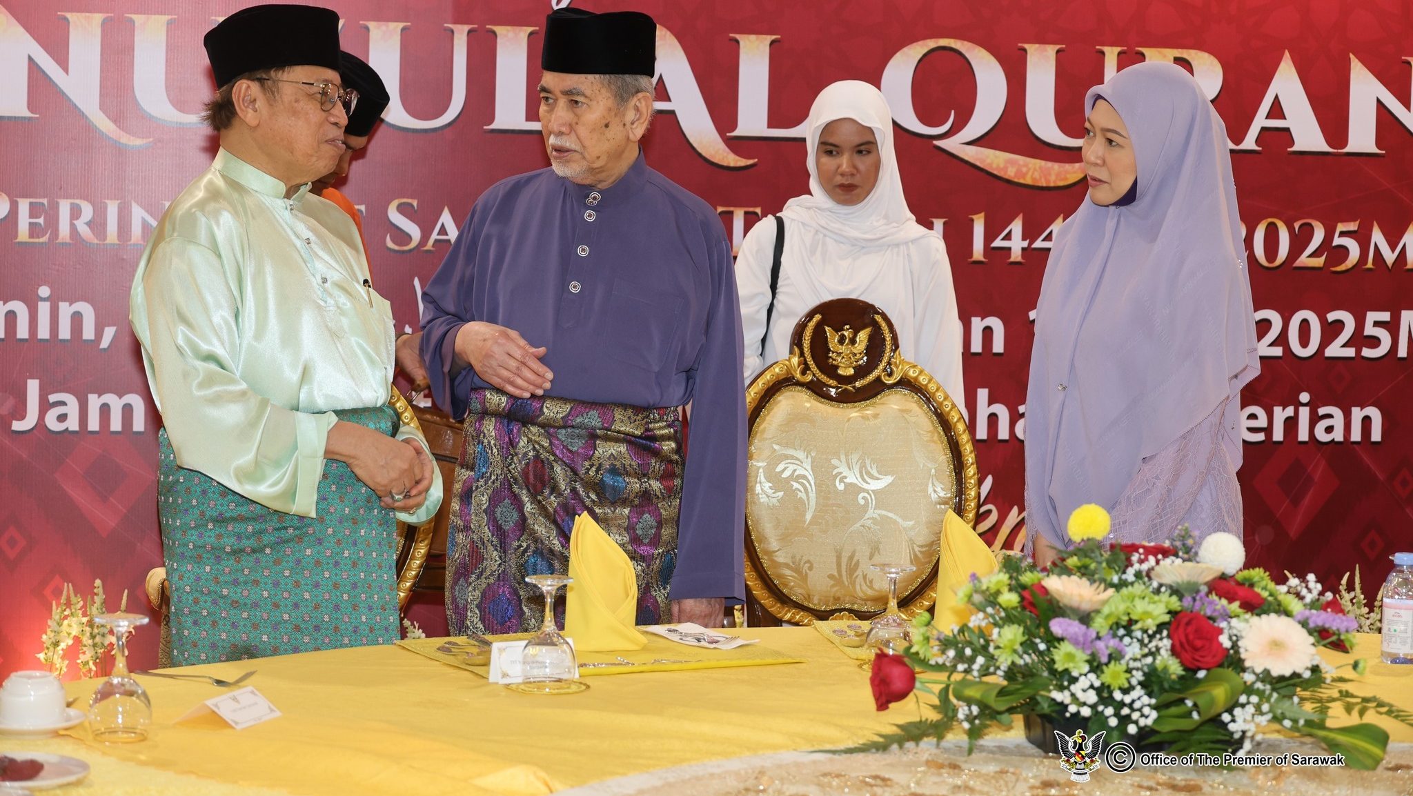 YAB Premier Sarawak Leads Sarawak-Level Nuzul Al-Quran Ceremony 2025