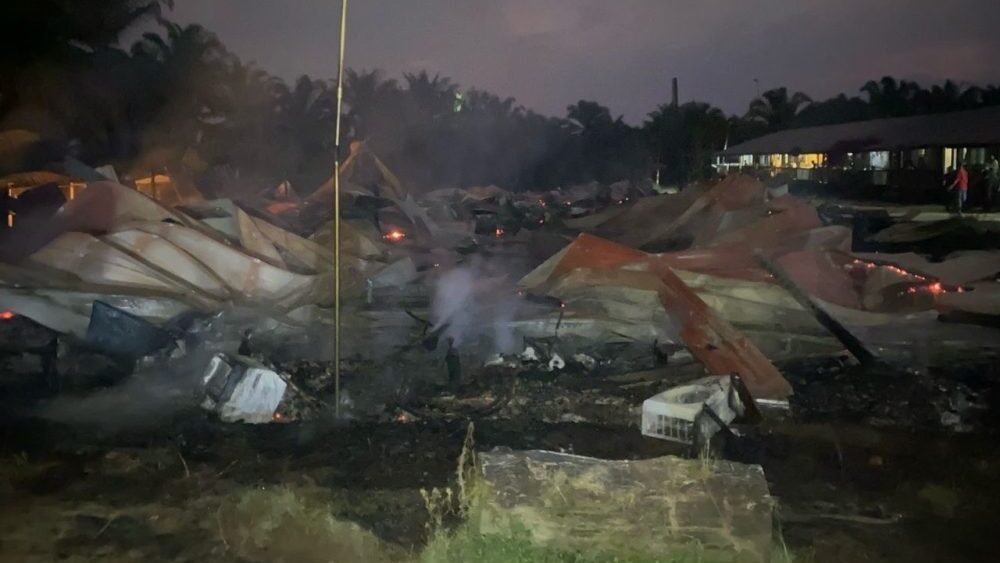 45 Workers Left Homeless in Belaga Fire at Oil Palm Plantation