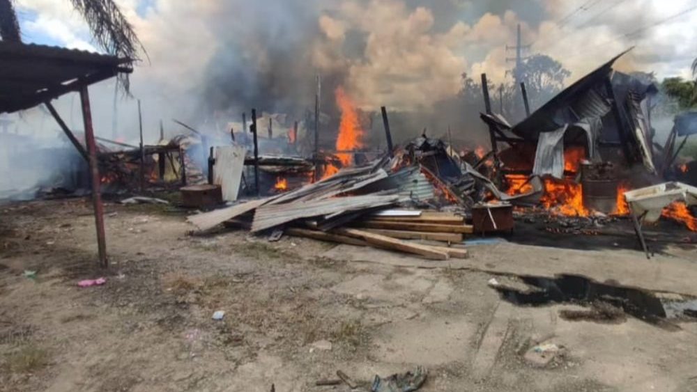 Elderly Woman Dies, 16 Homes Razed in Tragic Fire