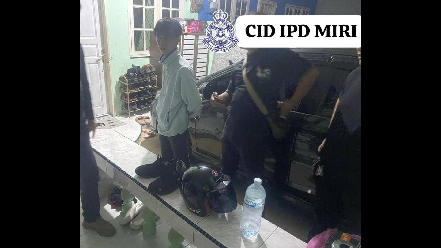 Miri Teen Nabbed for Theft Near Bandar Baru Permyjaya 1 Miri Teen Nabbed for Theft Near Bandar Baru Permyjaya