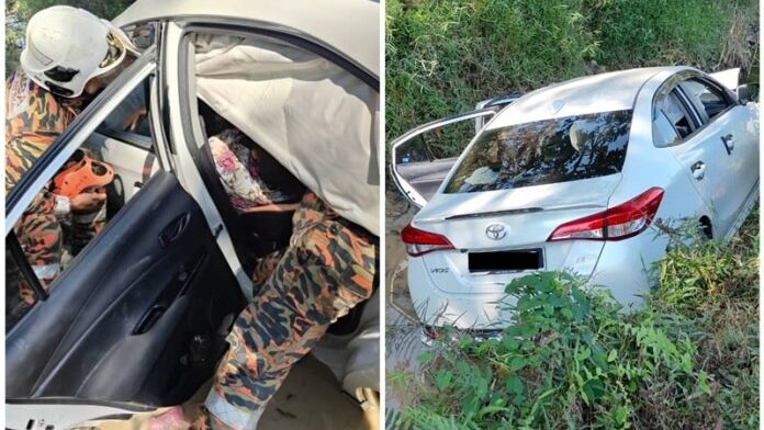 76yo Woman Seriously Hurt After Car Plunges Into Kanowit Ditch