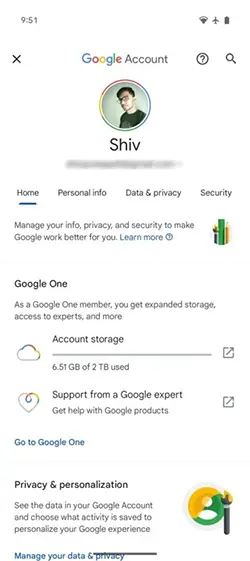Android 16 May Introduce a Colourful Revamp to Google Account Settings 2 Here's an early look at Android's colorful and 'expressive' Google account settings