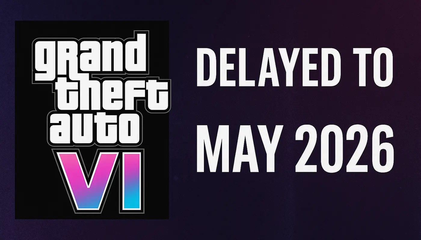 Rockstar Games Officially Delays 'Grand Theft Auto VI' to May 2026 1 Rockstar Games Confirms GTA VI Delay to May 2026 Amid Quality Commitments and Industry Shifts