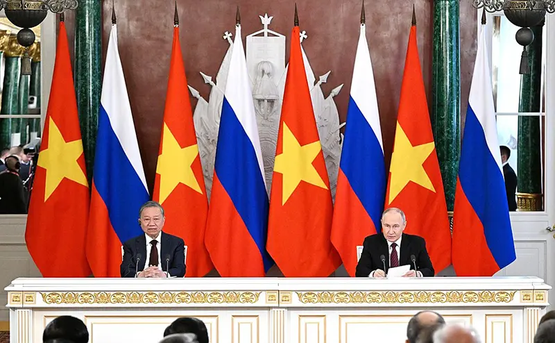Russia and Vietnam Reaffirm Strategic Partnership in High-Level Talks 2 Russia and Vietnam Reaffirm Strategic Partnership in High-Level Talks