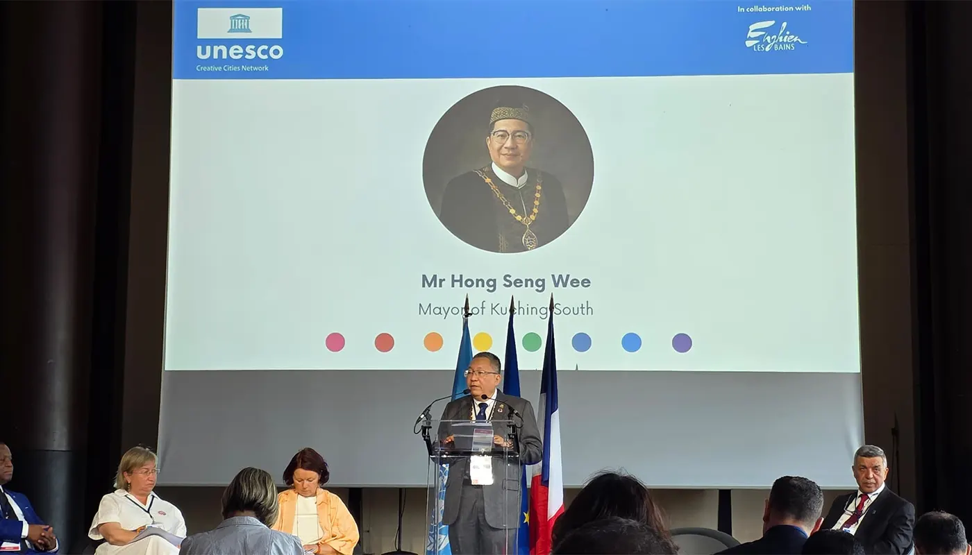 Kuching Mayor Represents Malaysia at UNESCO Creative Cities Conference