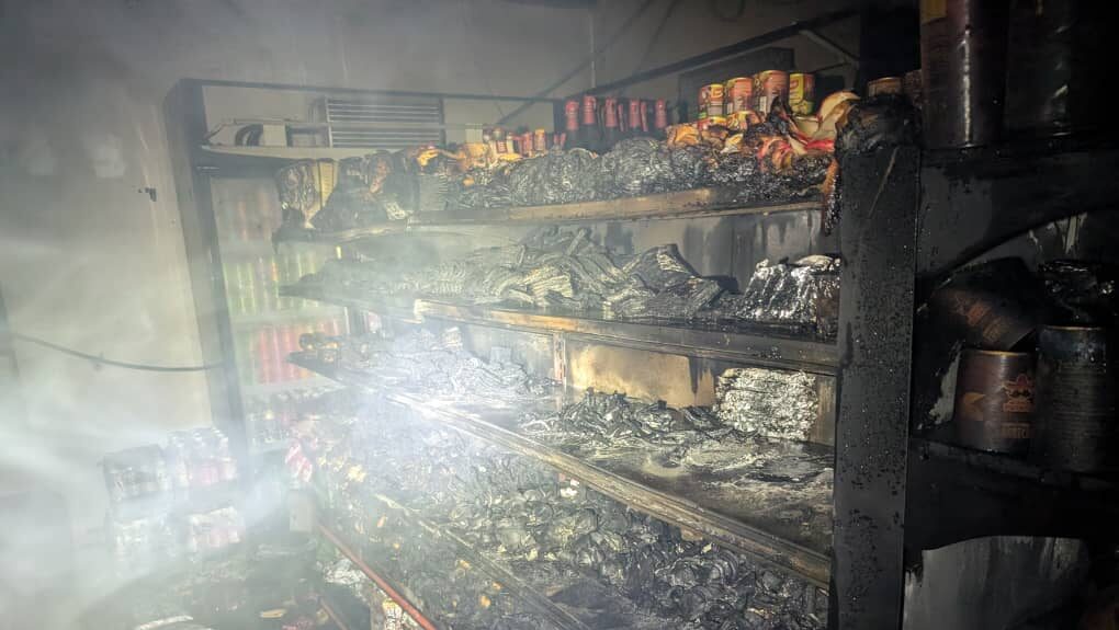 Fire Destroys 30% of Sibu Convenience Store in Early Morning Blaze