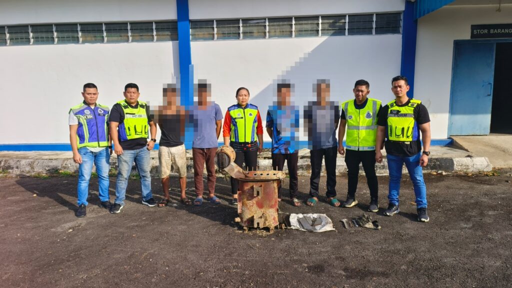 Four Men Nabbed for RM30,000 Transformer Theft in Beladin 2 Four Men Nabbed for RM30,000 Transformer Theft in Beladin