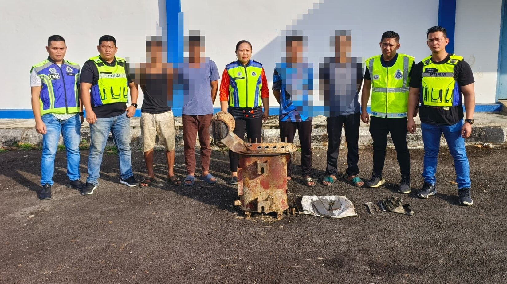 Four Men Nabbed for RM30,000 Transformer Theft in Beladin 1 Four Men Nabbed for RM30,000 Transformer Theft in Beladin