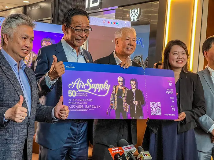 Kuching to Host Air Supply’s 50th Anniversary Celebration Concert – Officially Launched at Press Conference