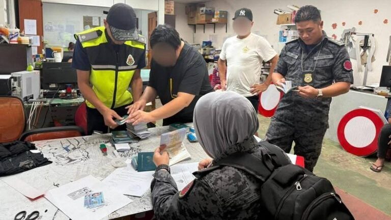 Miri Employer Busted for Forging e-PLKS, 19 Illegal Workers Detained